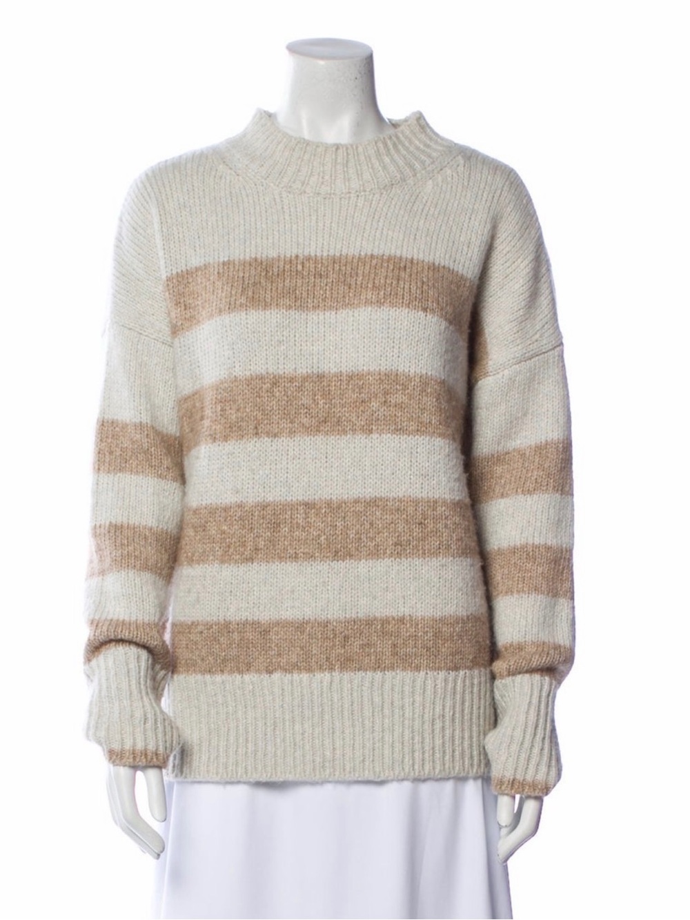 La Ligne Striped Sweater - Cream & Tan